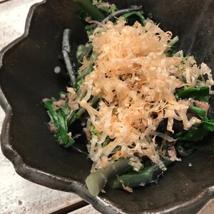 春野菜！旬を食べる。おり菜のおひたし